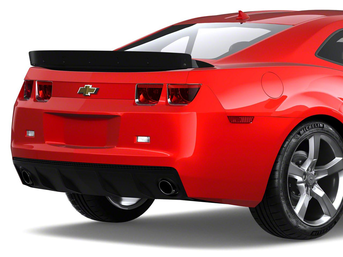 ZL1 Wickerbill Style Rear Wing Spoiler; Gloss Black (10-13 Camaro)