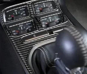 Carbon Fiber Center Console Overlay for  Chevrolet Camaro 2010-2015