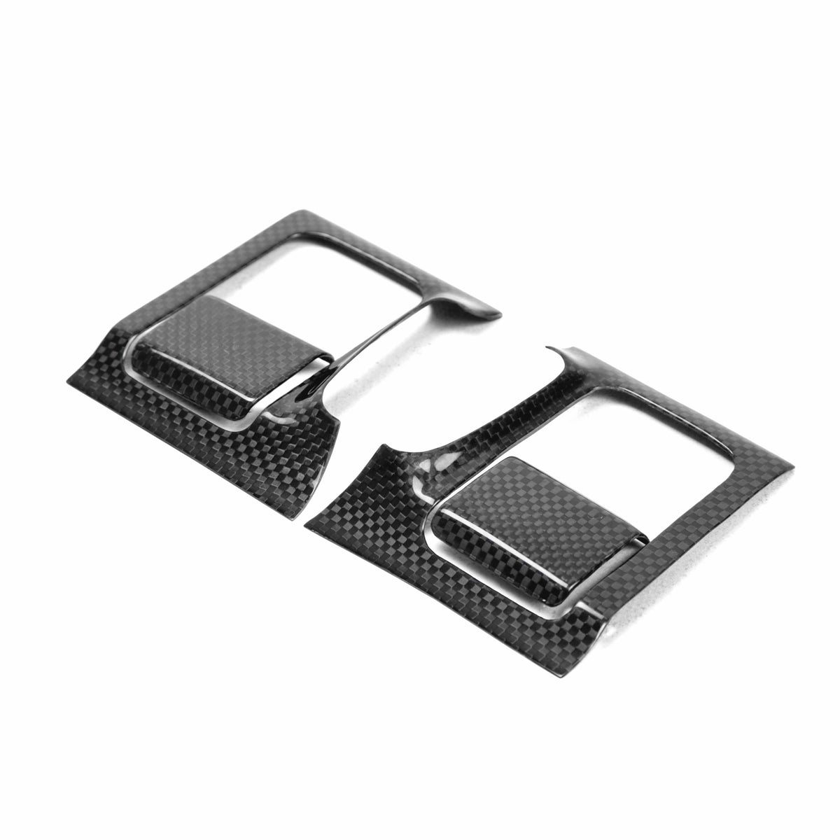 Carbon fiber interior door trim set for 2009-2016 Nissan GT-R (12-Piece Set)
