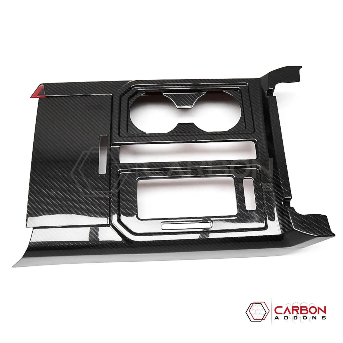 Real Carbon Fiber Center Console Gear Shift Panel Cover For F150 2015-2020