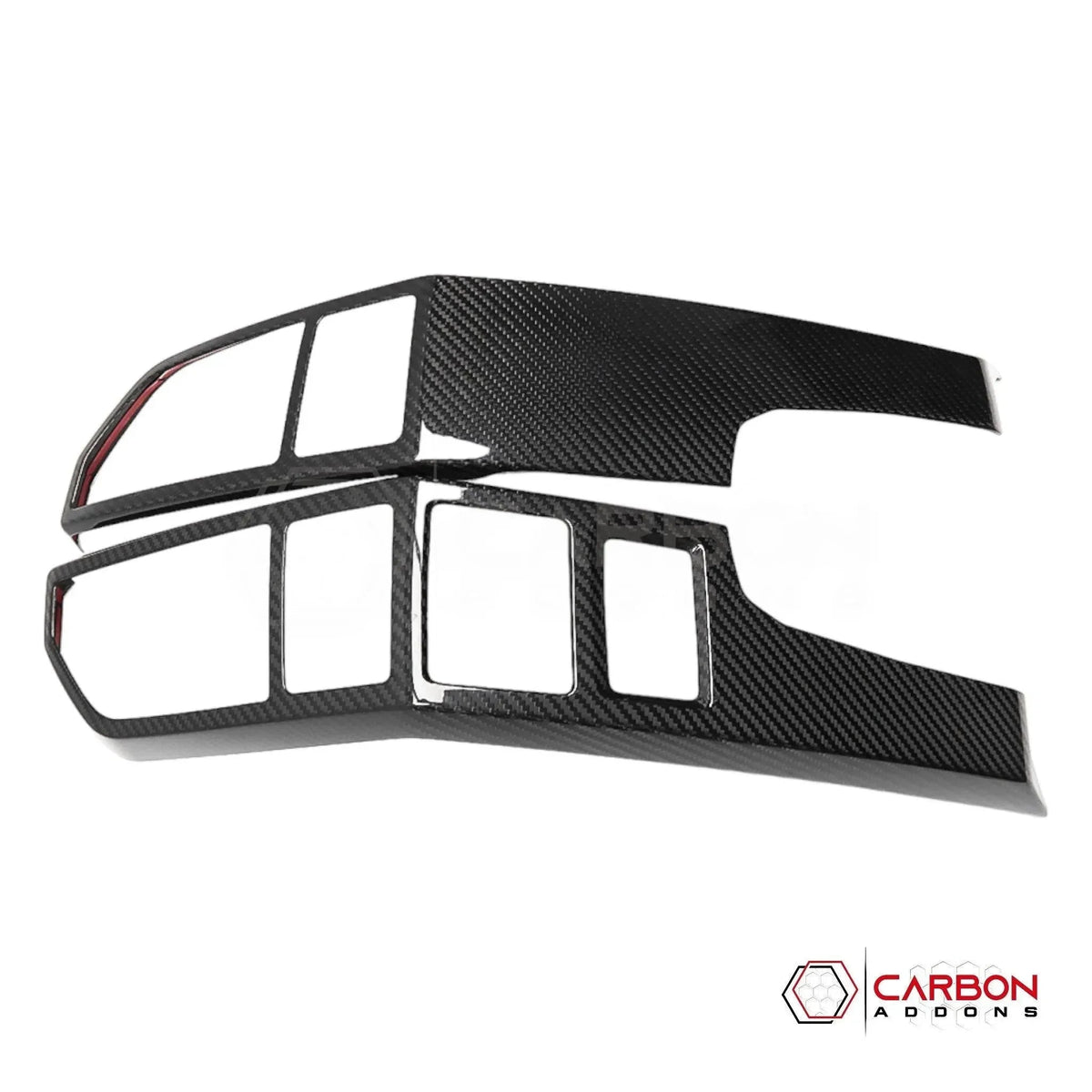 Real Carbon Fiber Center AC Vent Trim Cover For F150 2015-2020 Dashboard