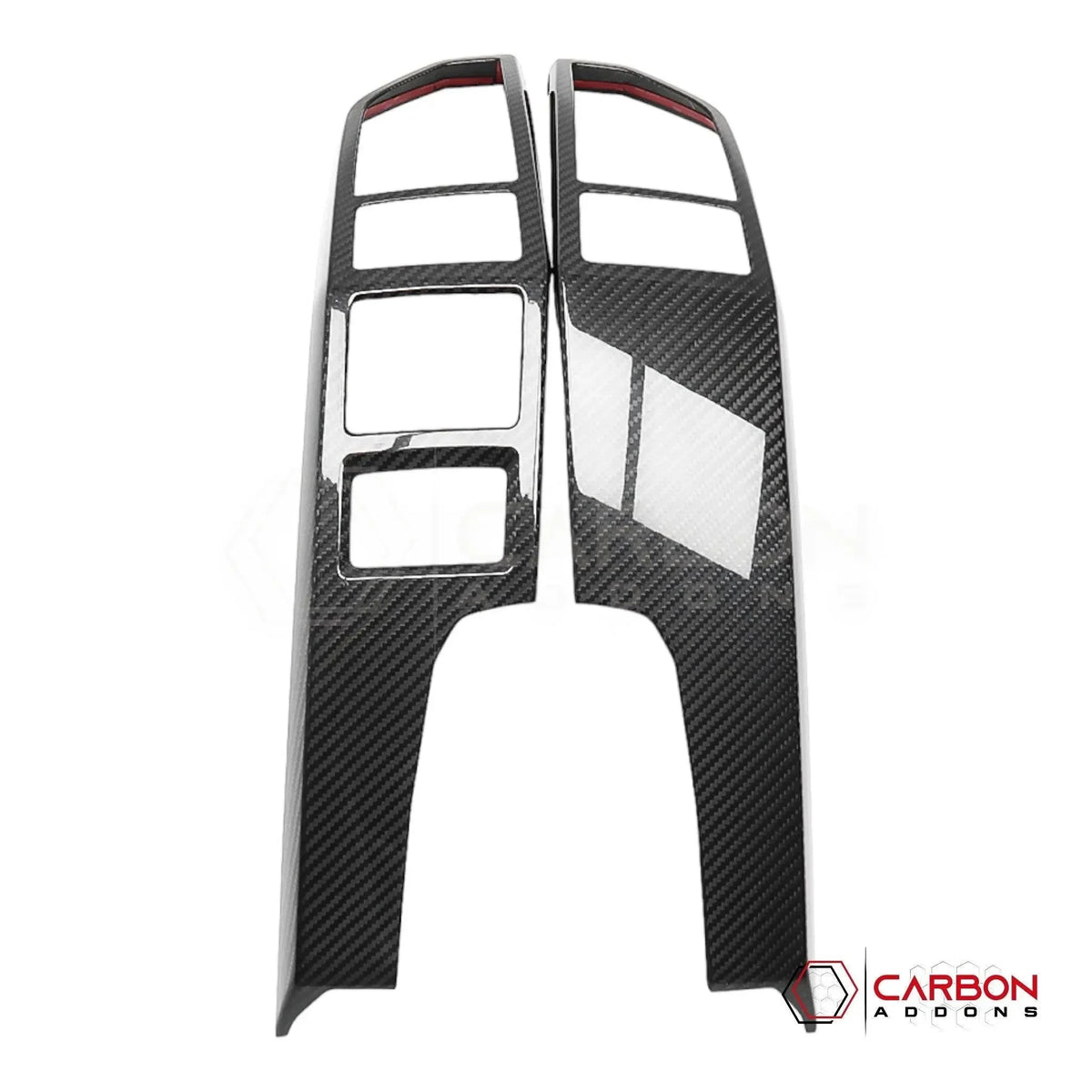 Real Carbon Fiber Center AC Vent Trim Cover For F150 2015-2020 Dashboard