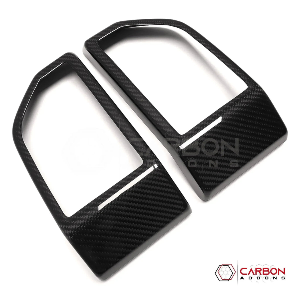 Real Carbon Fiber Dashboard Side AC Vents Trim Cover ForF150 2015-2020