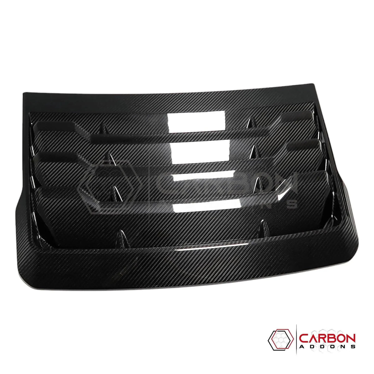 Real Carbon Fiber Hood Vent Cover For F150 Raptor 2015-2020
