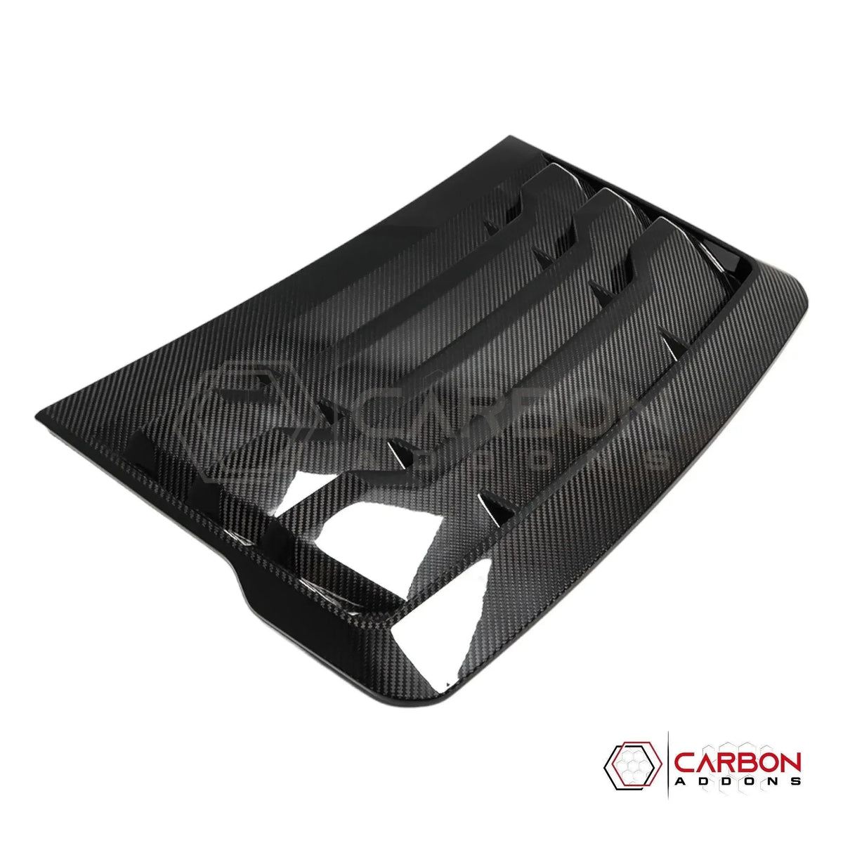 Real Carbon Fiber Hood Vent Cover For F150 Raptor 2015-2020