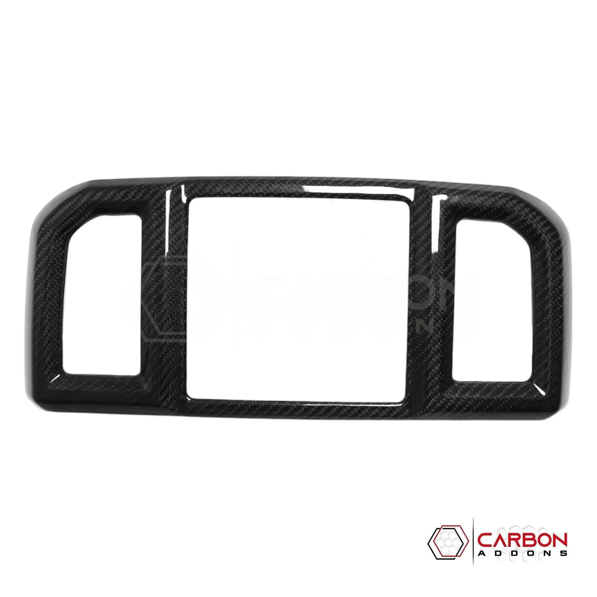 Real Carbon Fiber Rear Seat AC Vent Trim Cover For F150 2015-2020