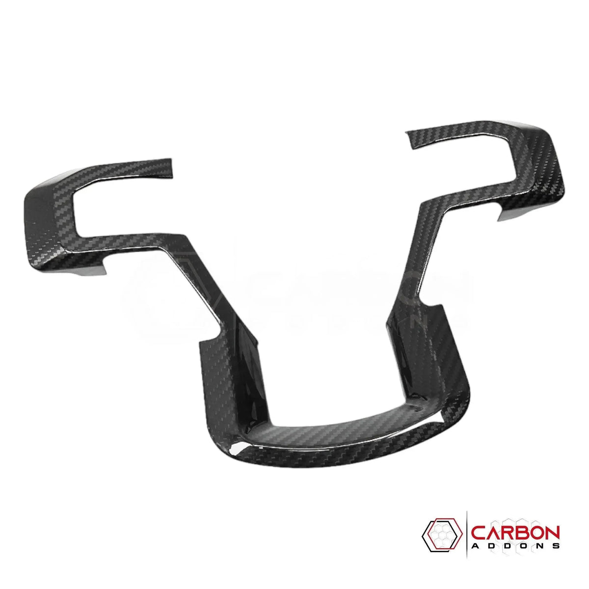 Real Carbon Fiber Steering Wheel Trim Cover For F150 2015-2020