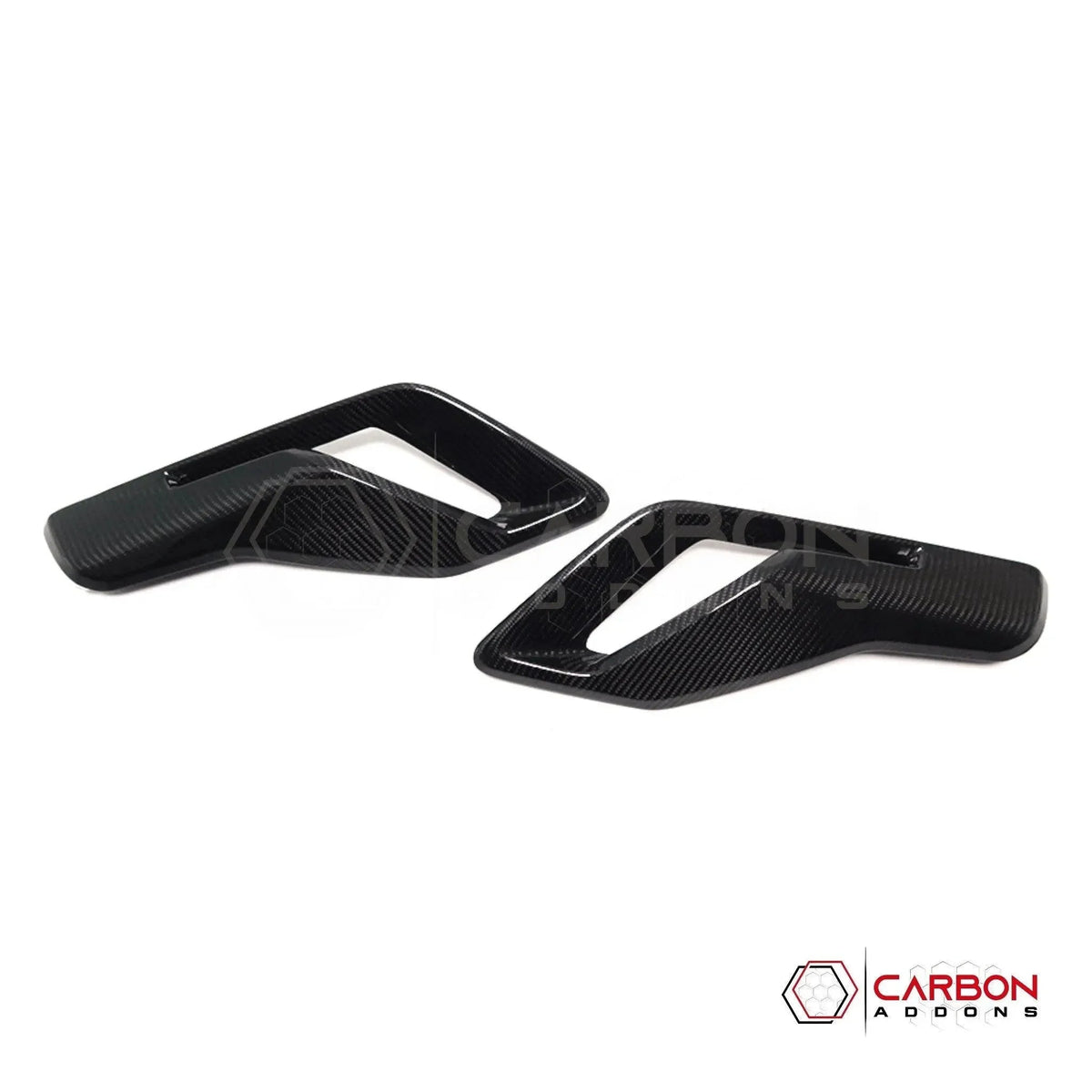Real Carbon Fiber Fender Vent Covers for 2021+ Ford F-150