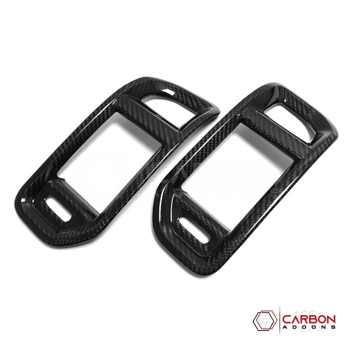 2019+ RAM 1500/TRX/RHO Dashboard Side AC Vent Trim Hard Carbon Fiber Cover