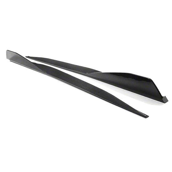 5VM Style Skid Skirts; Carbon Fiber (20-26 Corvette C8)
