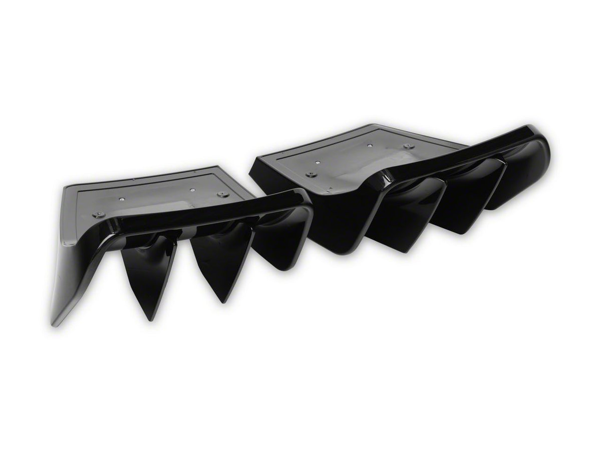 Add-On Rear Diffuser; Carbon Flash Metallic (14-19 Corvette C7)