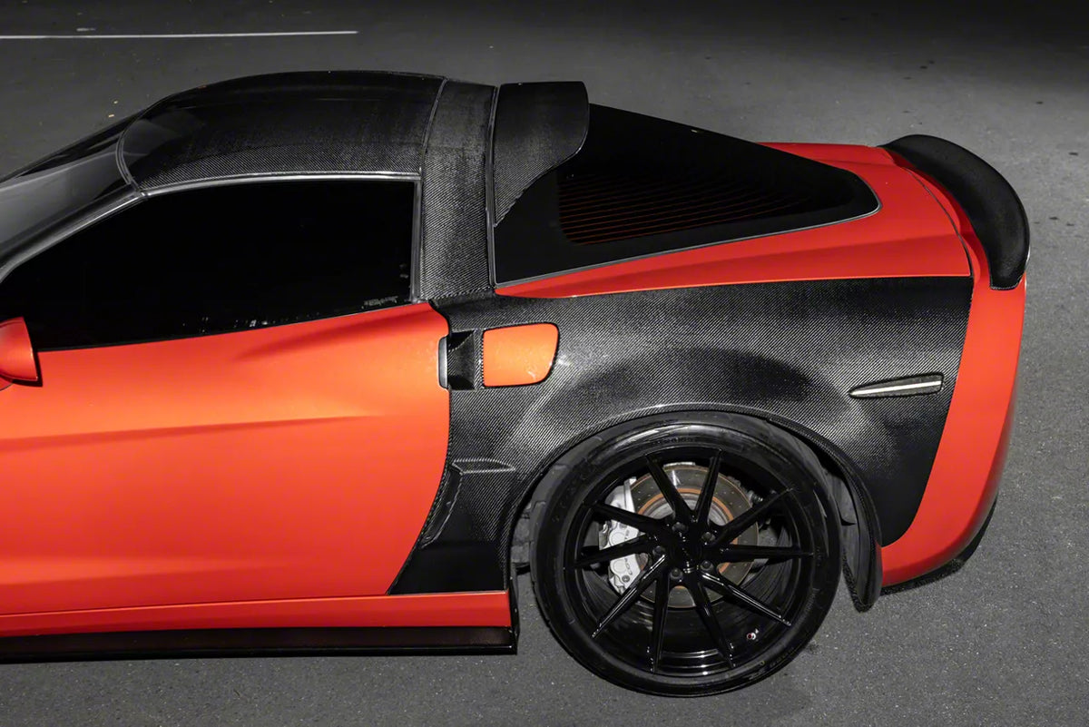 EOS Performance Package Roof Spoiler; Carbon Fiber (05-13 Corvette C6 Coupe)
