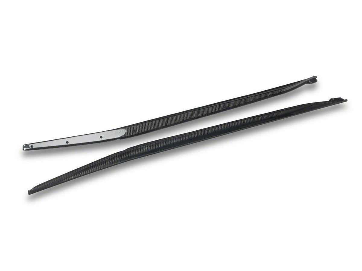 EOS Performance Package Side Skirt Rocker Panels; Carbon Fiber (14-19 Corvette C7, Excluding ZR1)