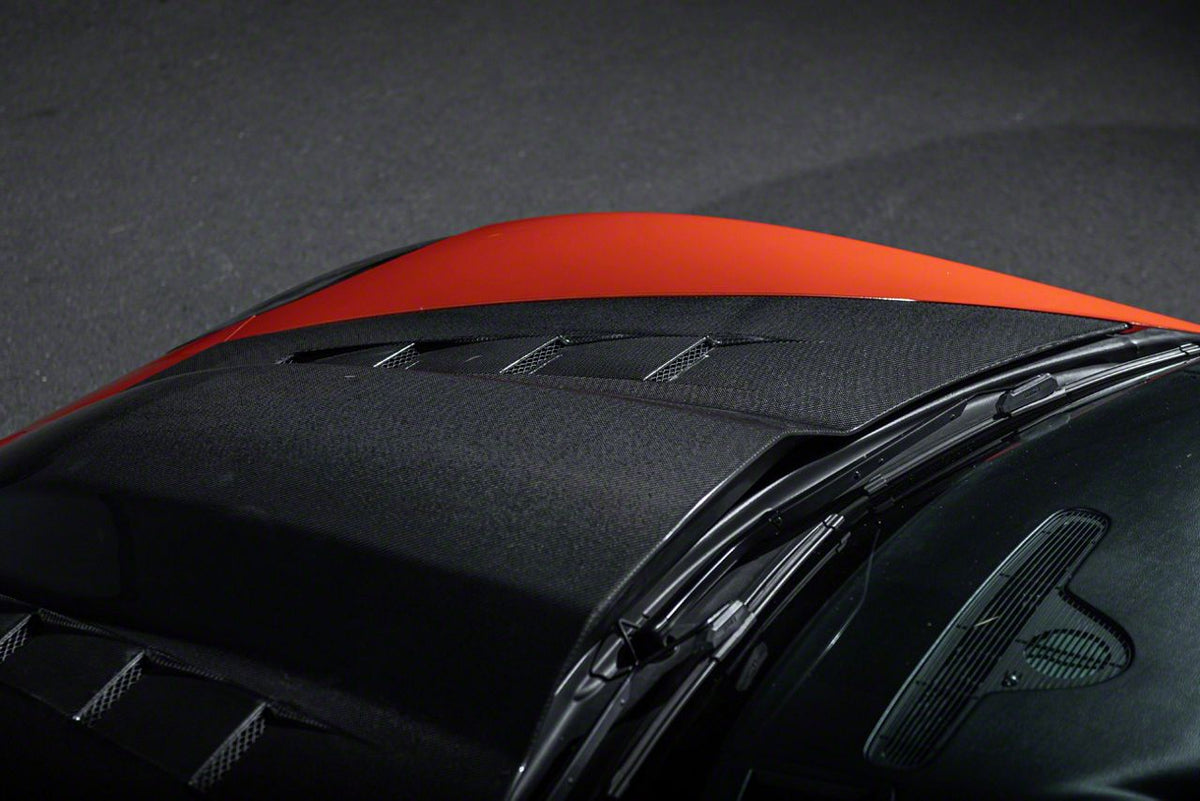 EOS Performance Track Package Hood; Carbon Fiber (05-13 Corvette C6)