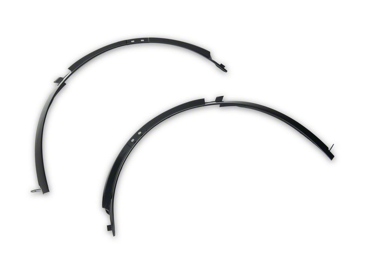 Front Fender Flare Wheel Trim; Carbon Flash Metallic (14-19 Corvette C7)