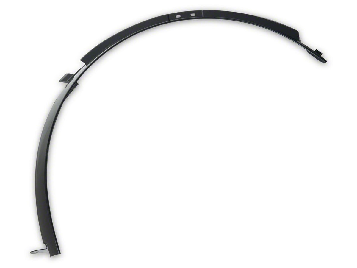 Front Fender Flare Wheel Trim; Carbon Flash Metallic (14-19 Corvette C7)