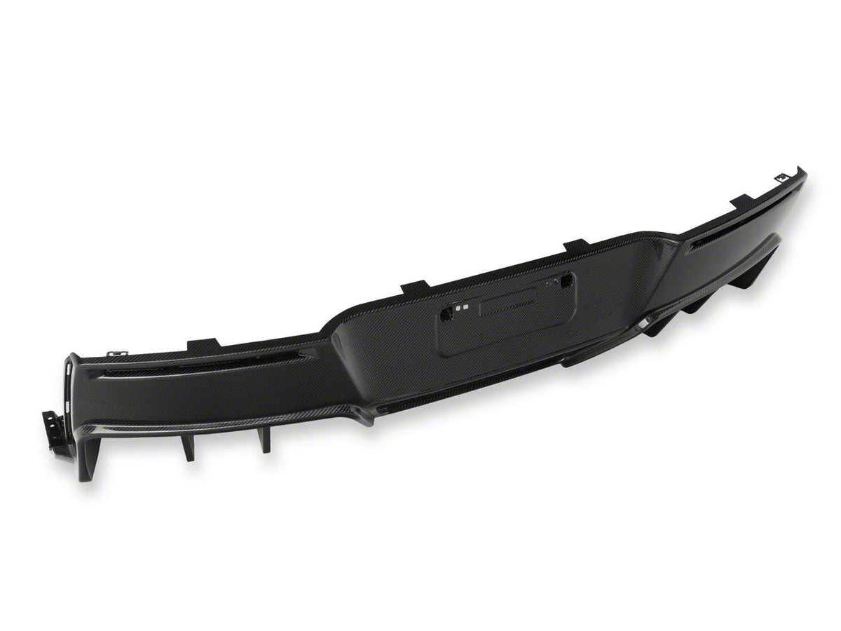 GM Factory Package Rear Bumper Diffuser; Carbon Fiber (14-19 Corvette C7)