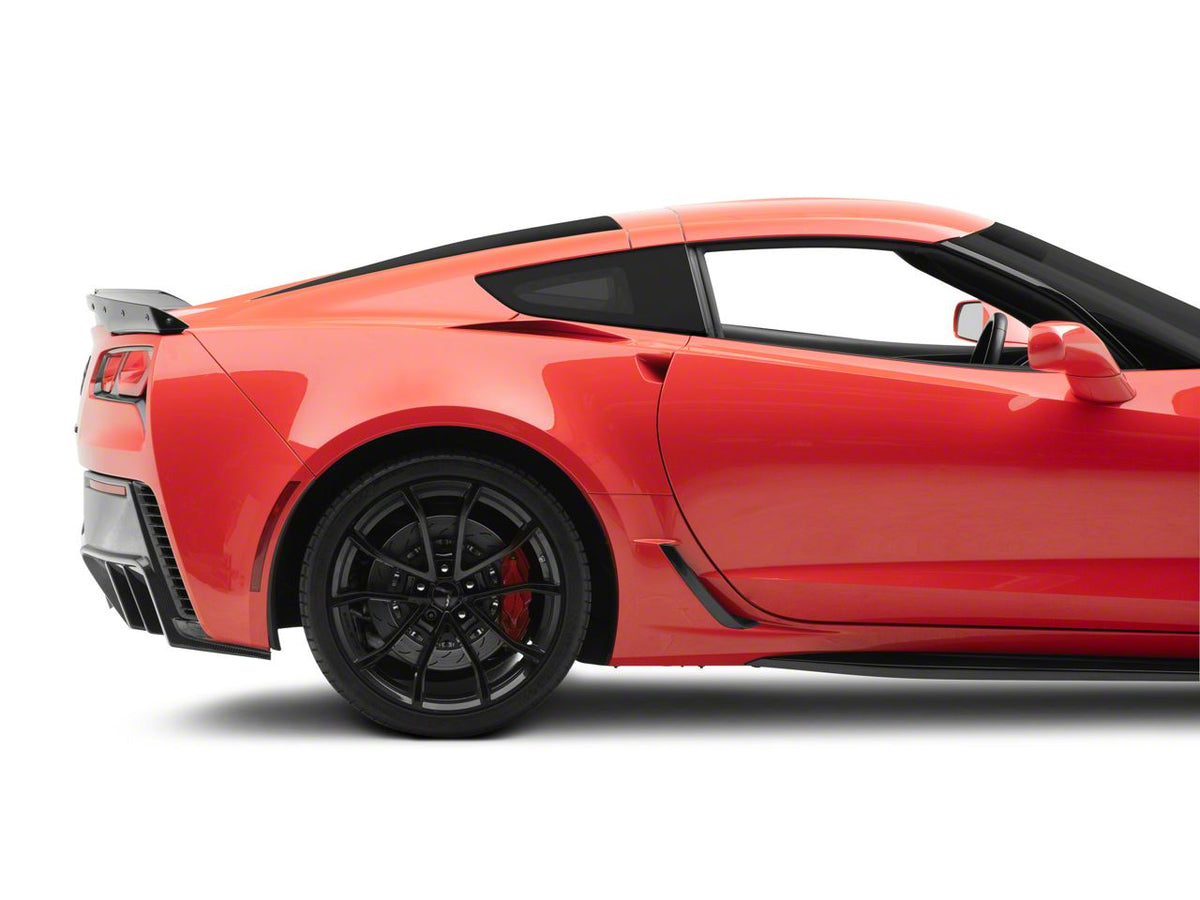 GM Factory Package Rear Bumper Diffuser; Carbon Fiber (14-19 Corvette C7)