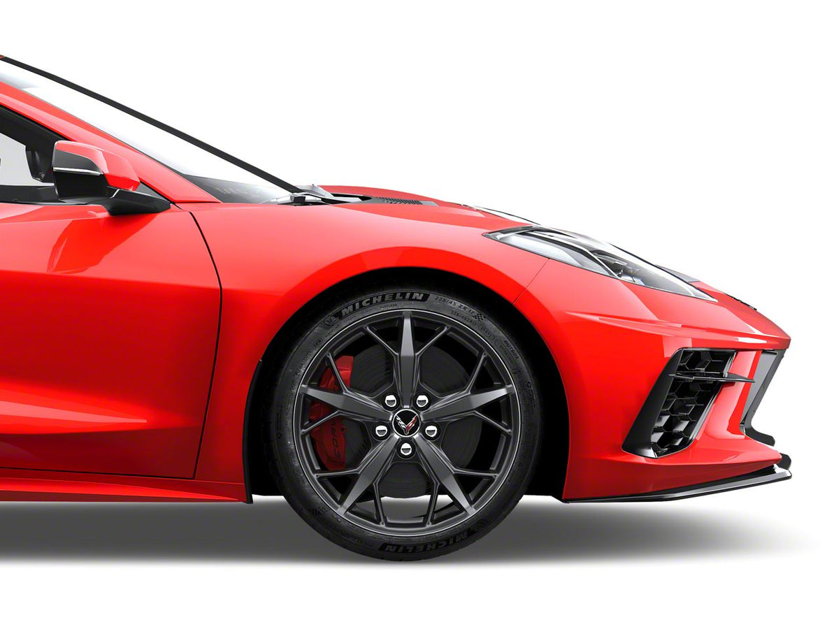GT3R Style Side Vented Extractor Hood; Carbon Fiber (20-26 Corvette C8)