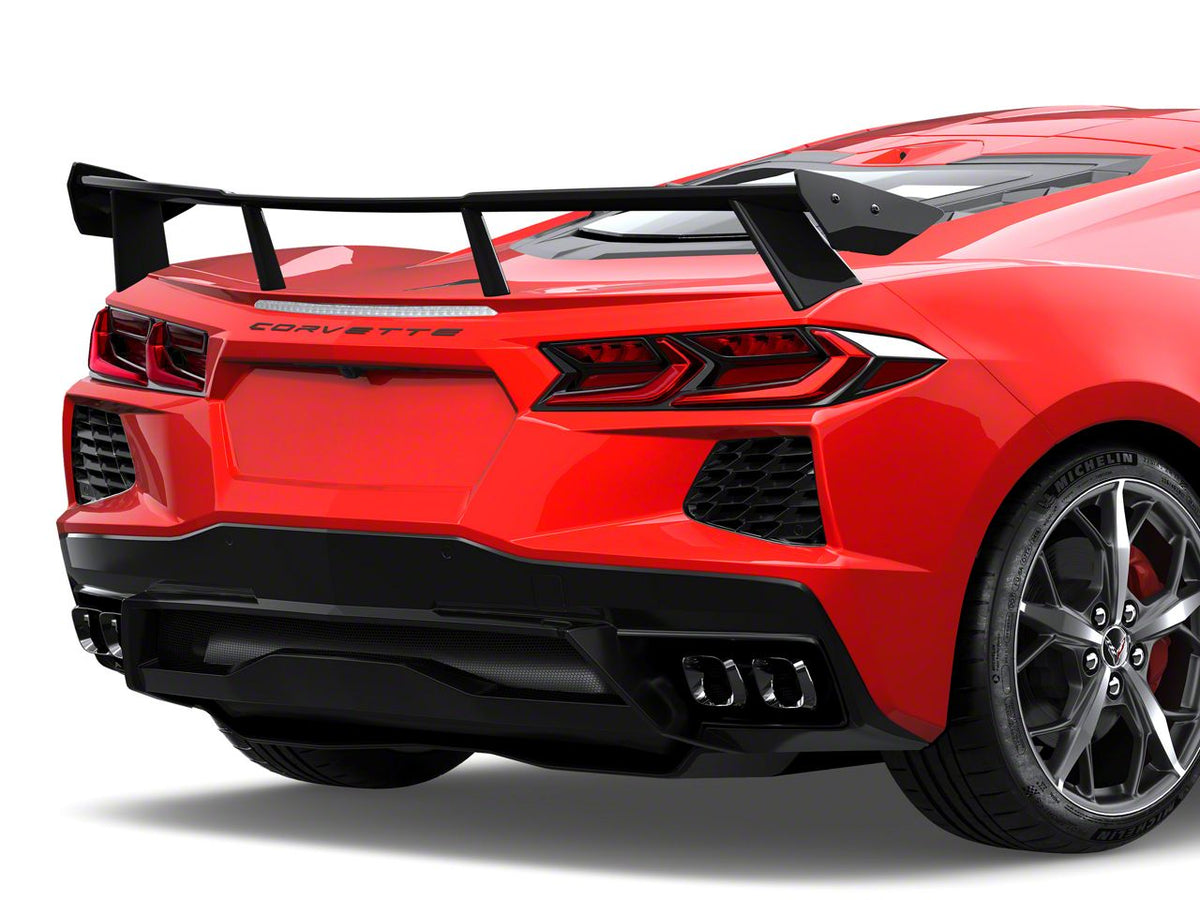 High Wing Spoiler; Carbon Flash Metallic (20-26 Corvette C8)