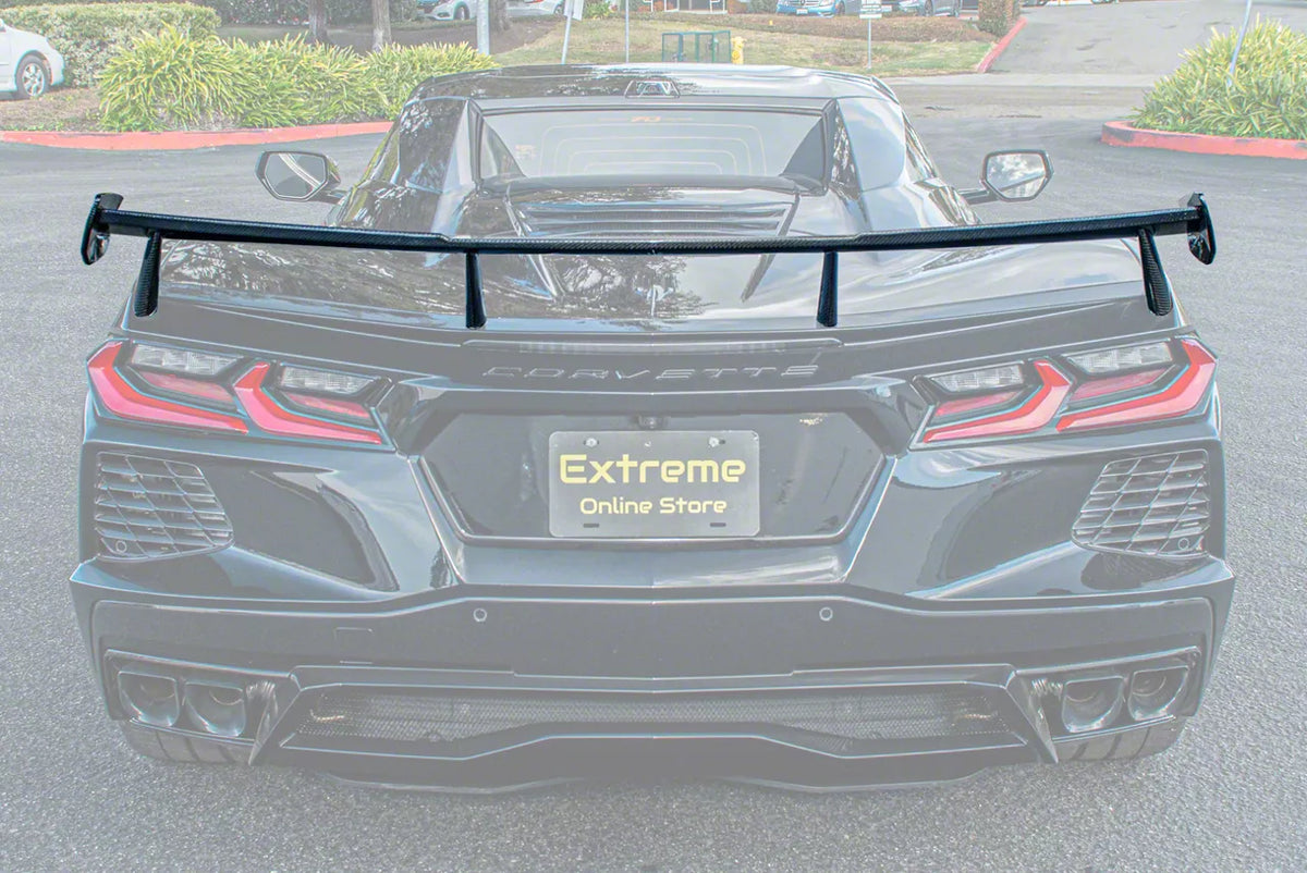 High Wing Spoiler; Carbon Flash Metallic (20-26 Corvette C8)