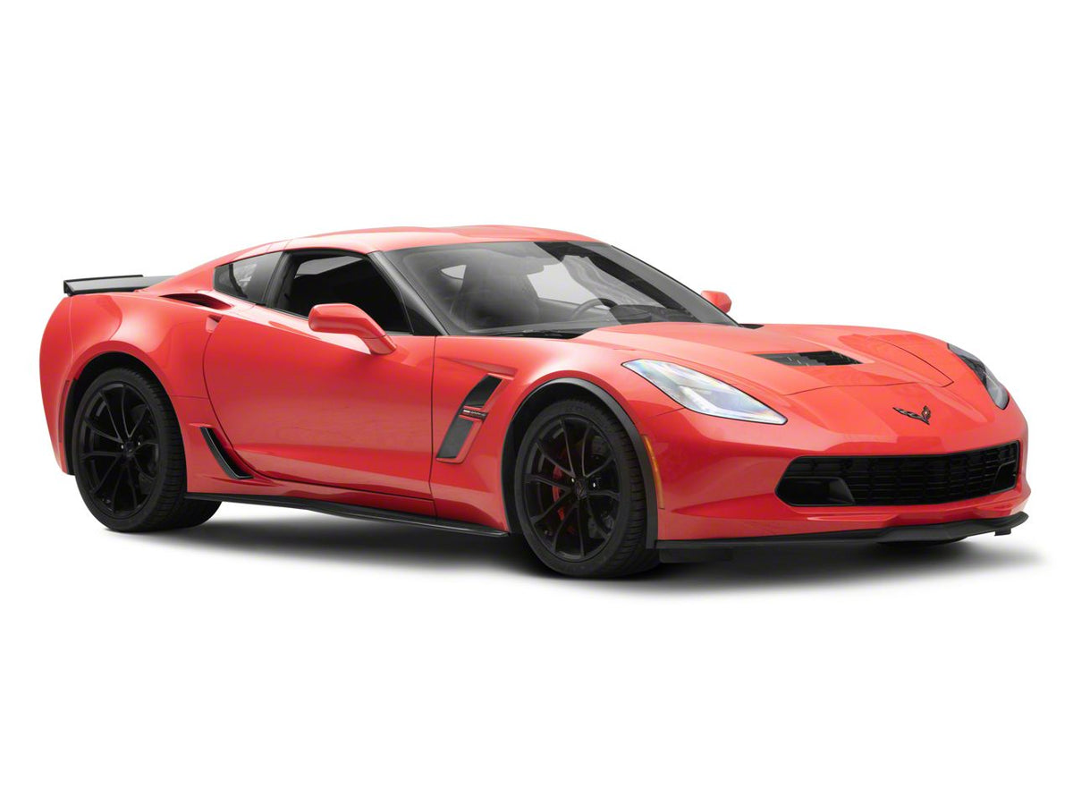 Side Skirt Rocker Panels; Carbon Flash Metallic (14-19 Corvette C7 Grand Sport, Z06)