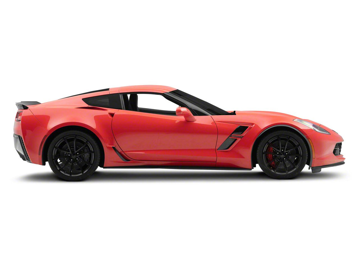 Side Skirt Rocker Panels; Carbon Flash Metallic (14-19 Corvette C7 Grand Sport, Z06)