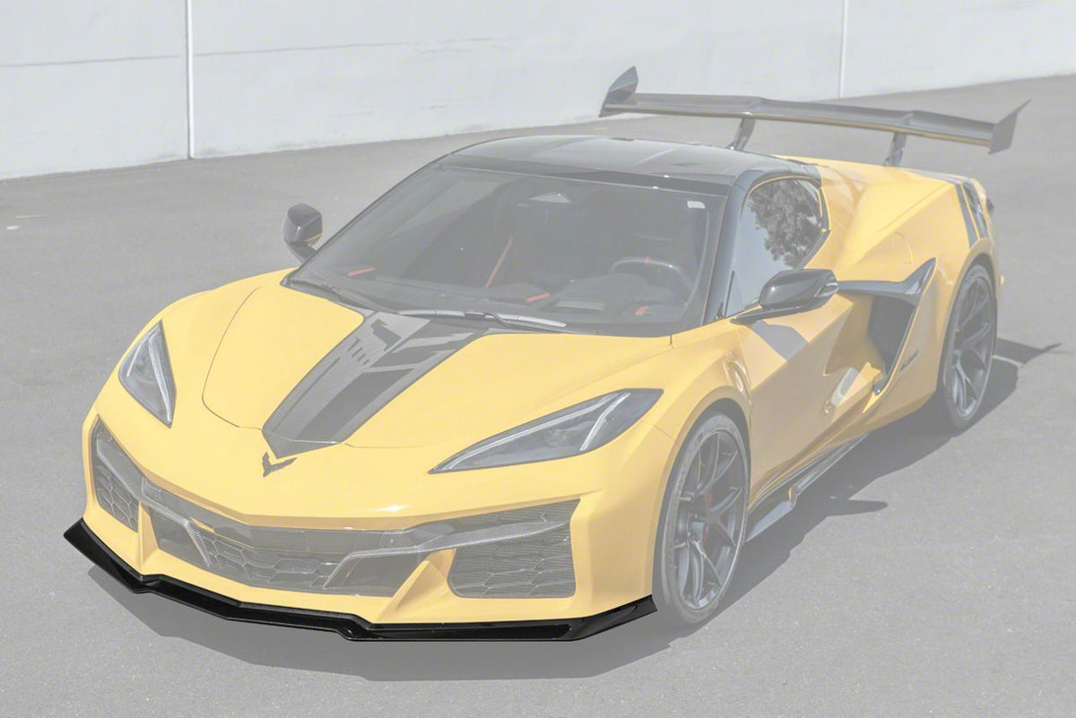 Z07 Performance Package Front Splitter Lip; Carbon Flash Metallic (23-26 Corvette C8 E-Ray, Z06)