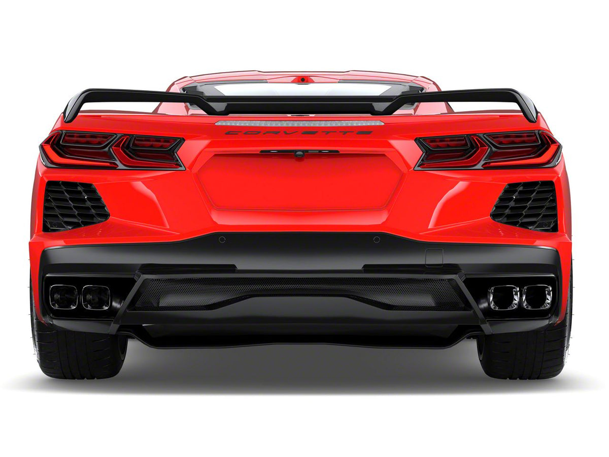 Z51 Style Wickerbill Rear Trunk Spoiler; Carbon Flash (20-26 Corvette C8)