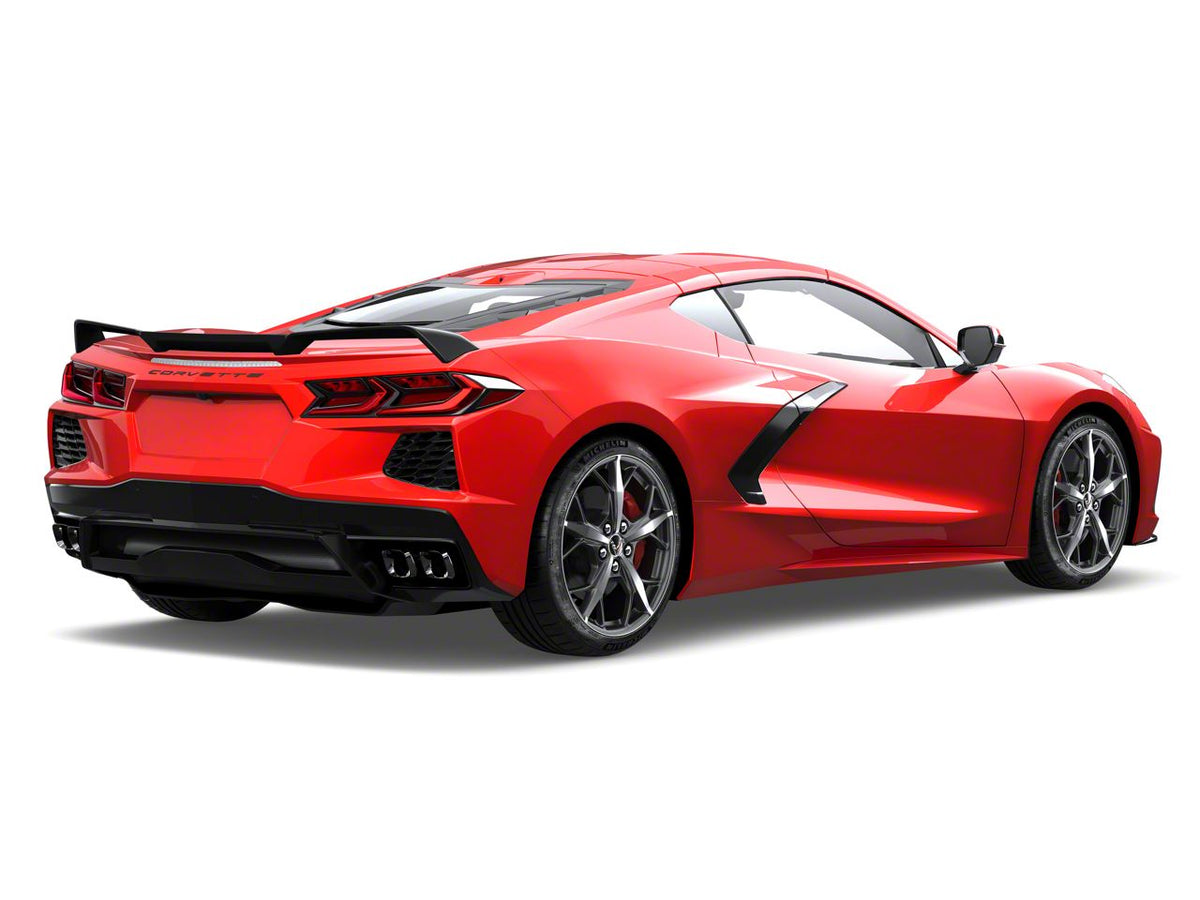 Z51 Style Wickerbill Rear Trunk Spoiler; Carbon Flash (20-26 Corvette C8)