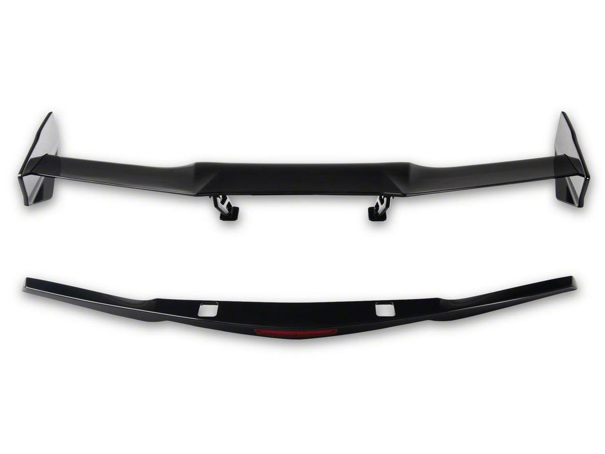 ZR1 ZTK Conversion Package High Rear Spoiler; Carbon Flash Metallic (14-19 Corvette C7 Grand Sport, Z06)