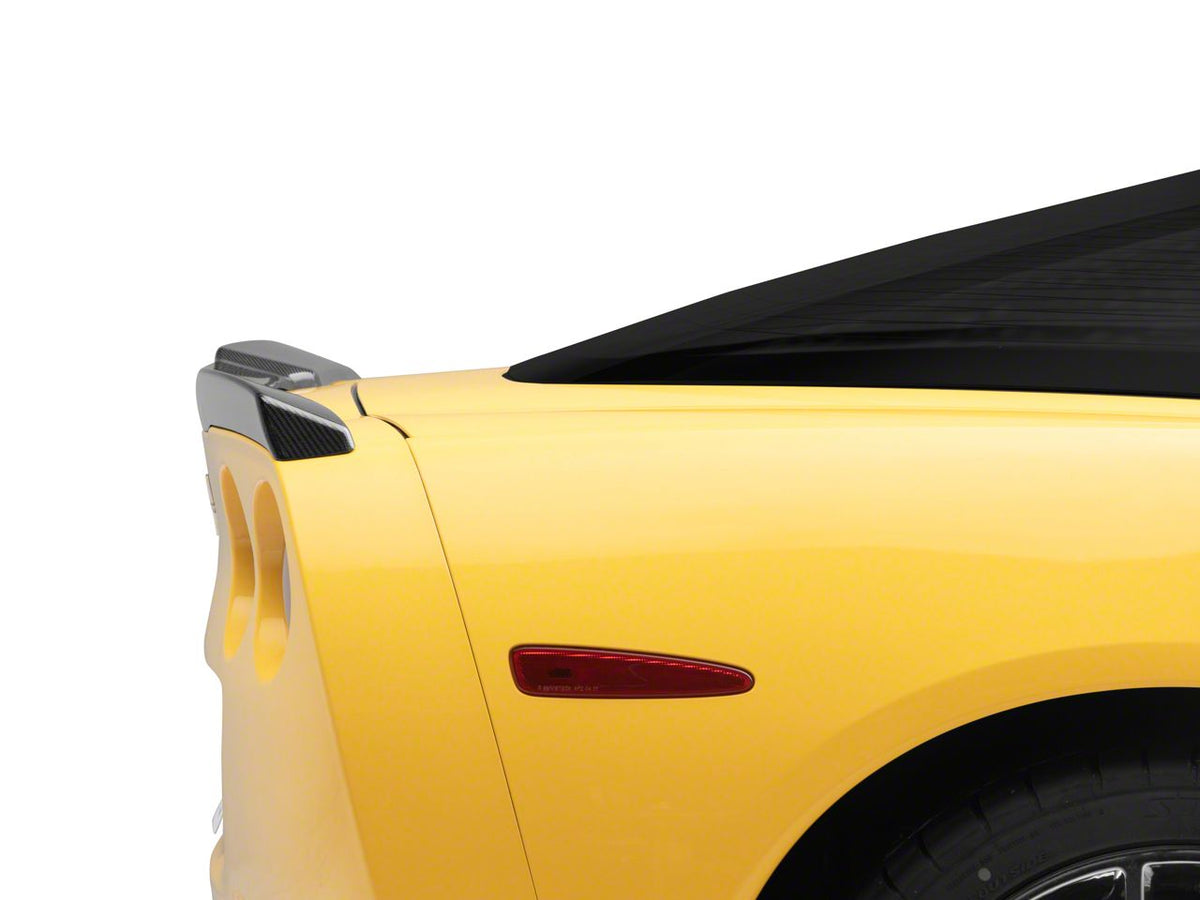 ZR1 Style Rear Spoiler; Carbon Fiber (05-13 Corvette C6)