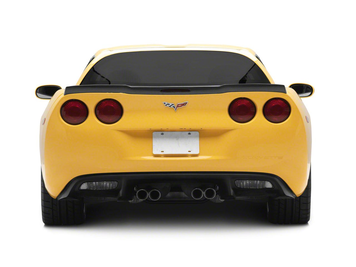 ZR1 Style Rear Spoiler; Carbon Fiber (05-13 Corvette C6)