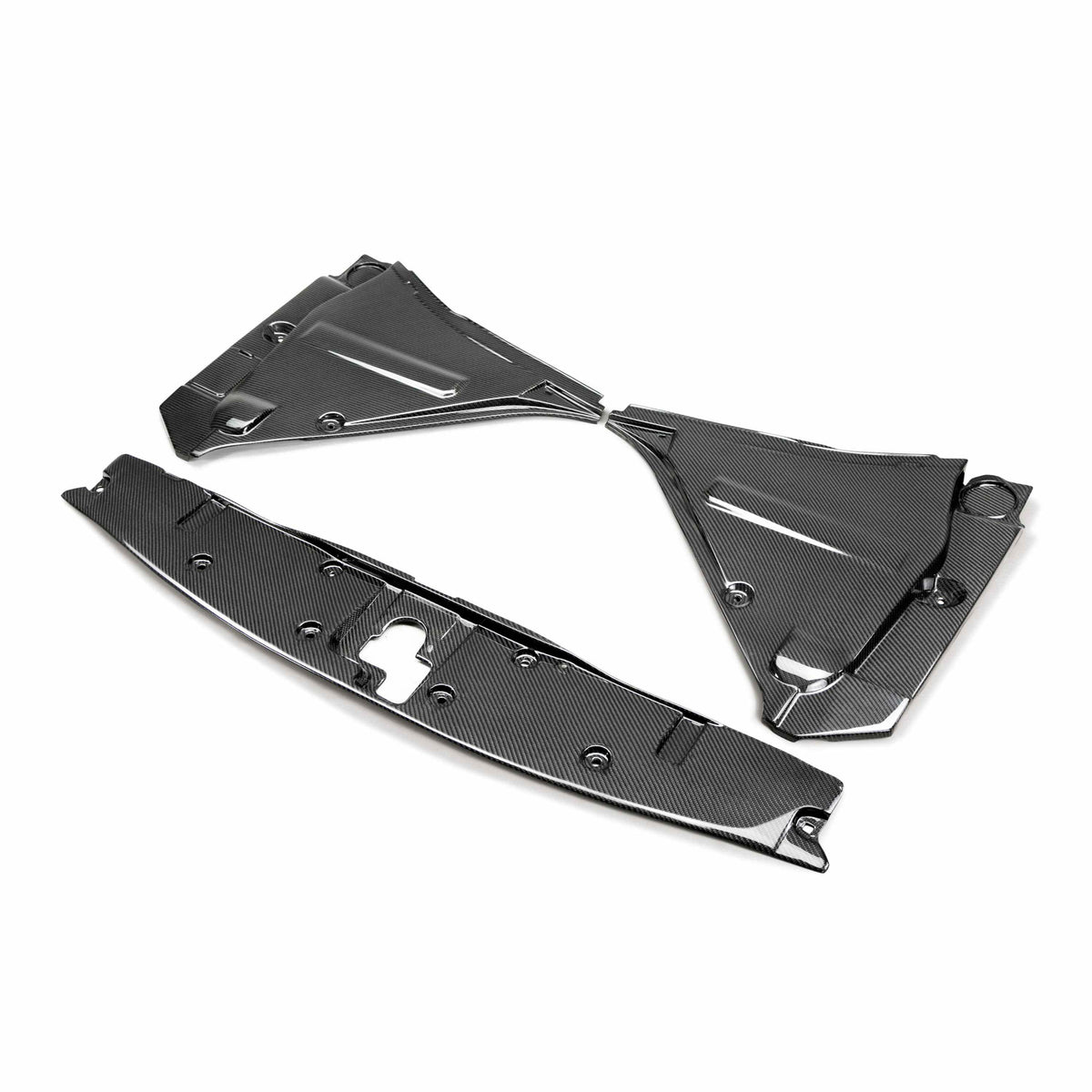 Carbon fiber cooling panel set for 2009-2024 Nissan GT-R (3-Piece Set)