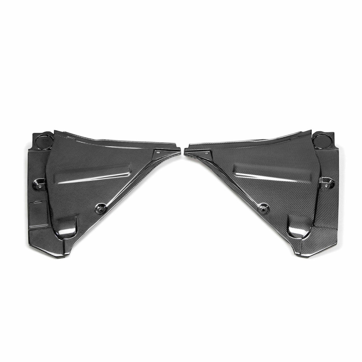 Carbon fiber cooling panel set for 2009-2024 Nissan GT-R (3-Piece Set)