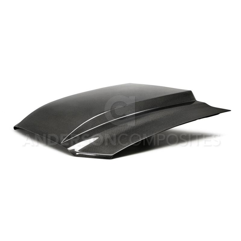 Anderson Composites 2013-2014 Ford Mustang Type-CJ Carbon Fiber Cowl Hood