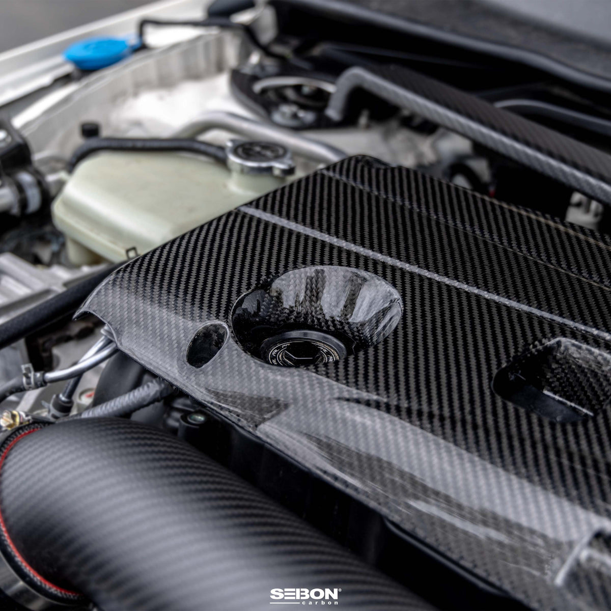 Carbon Fiber Engine Cover for 2017-2025 Honda Civic Type R