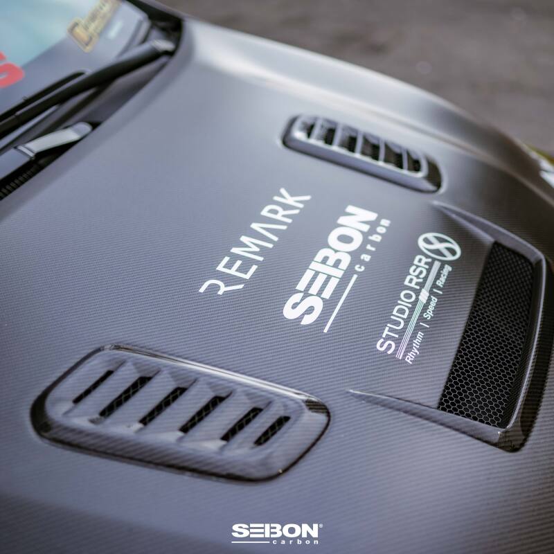 Seibon 2023 Toyota GR Corolla VS-Style Double-Sided Carbon Hood - Gloss Finish
