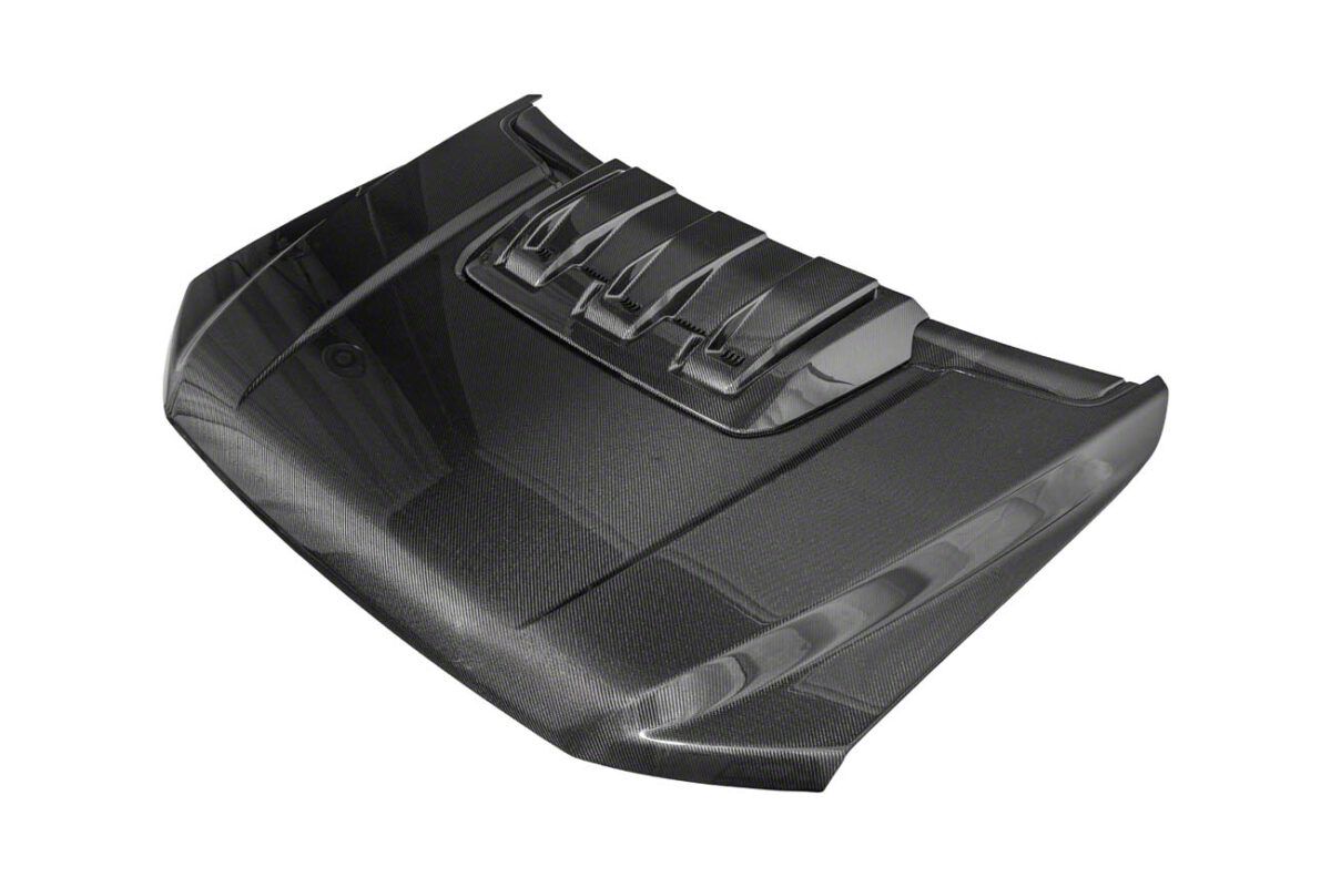 OE Style Hood with Vent; Carbon Fiber (21-26 F-150 Raptor)