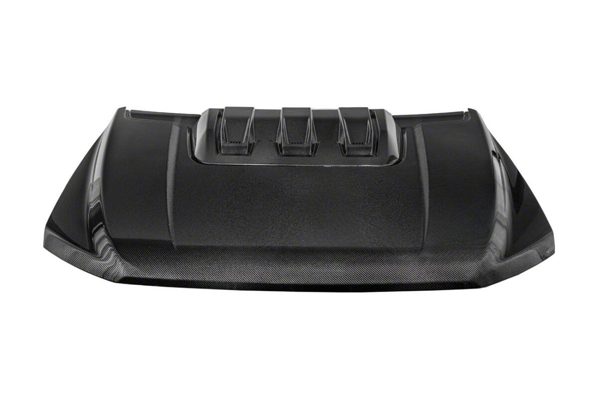 OE Style Hood with Vent; Carbon Fiber (21-26 F-150 Raptor)