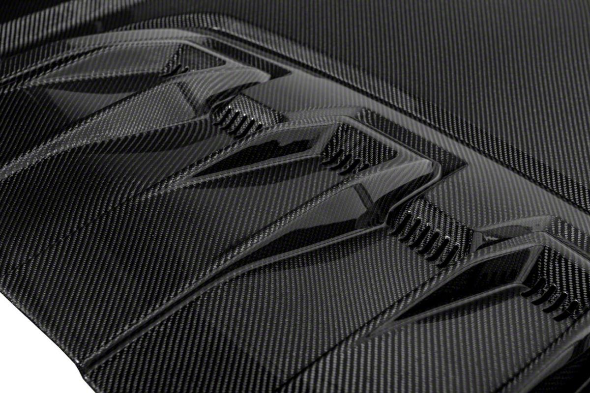OE Style Hood with Vent; Carbon Fiber (21-26 F-150 Raptor)