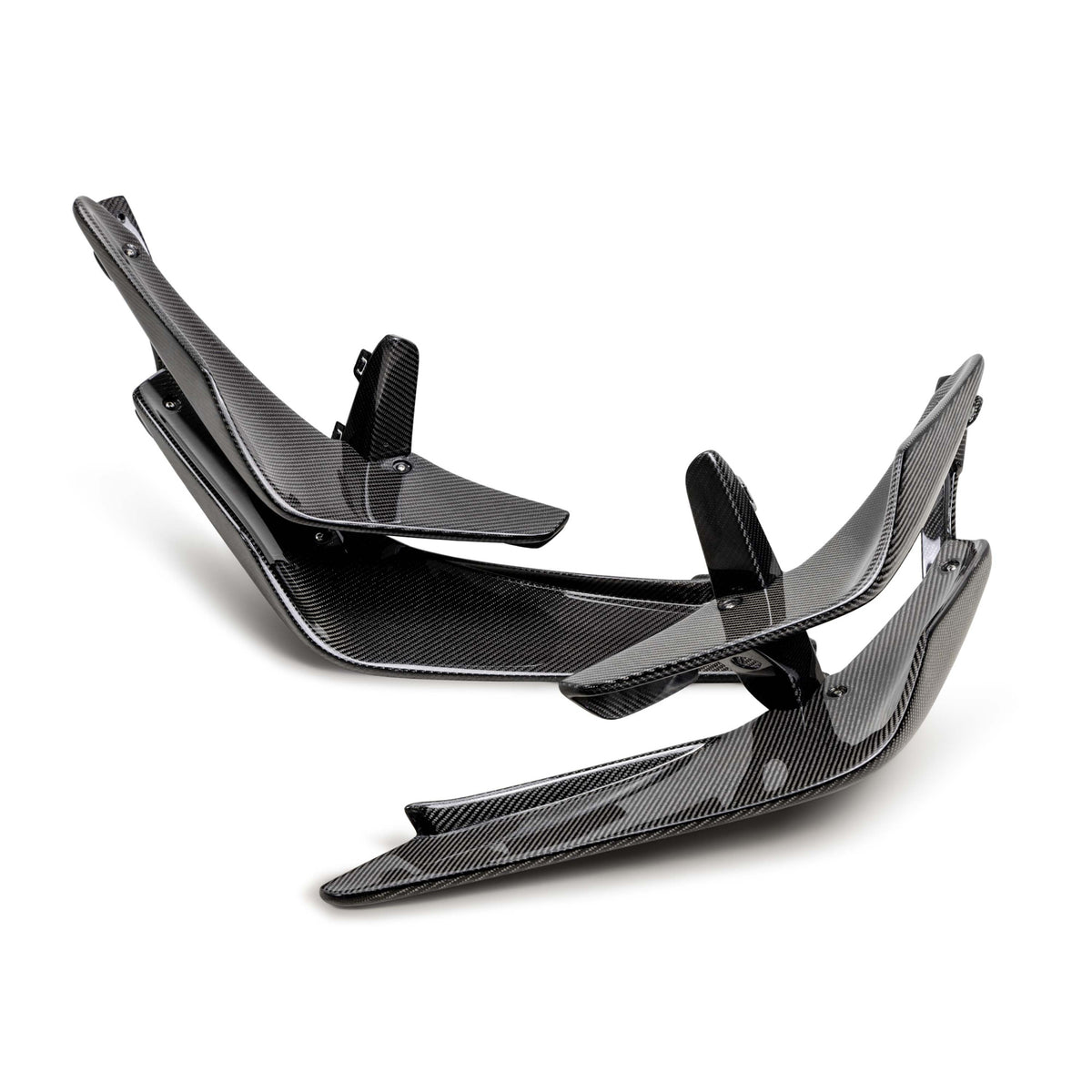 Carbon fiber Front Bumper Canards for 2023-2026 Honda Civic Type R