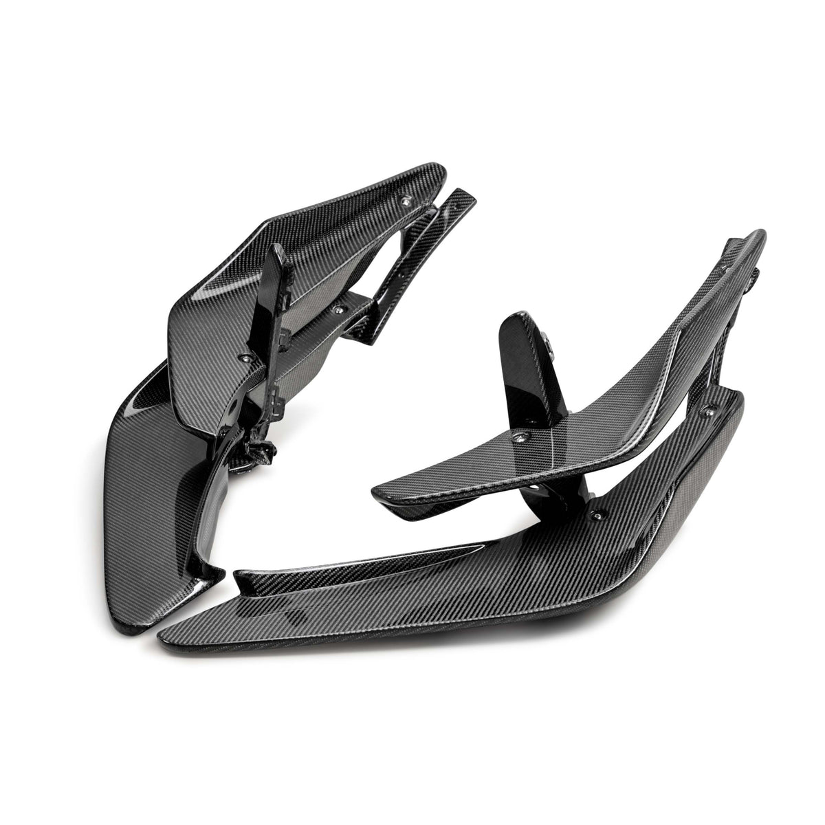 Carbon fiber Front Bumper Canards for 2023-2026 Honda Civic Type R
