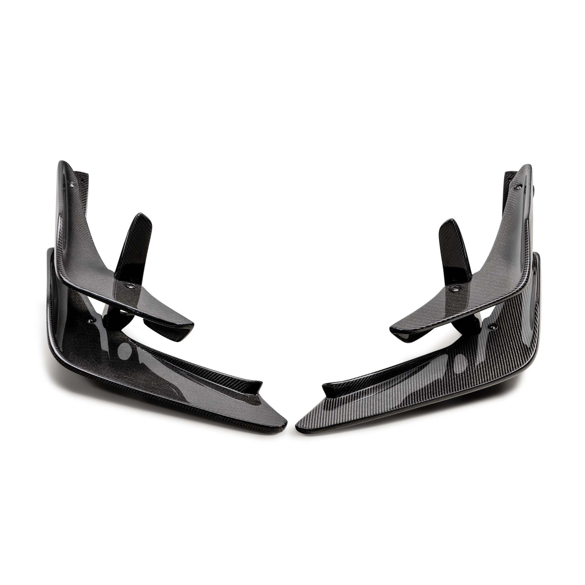 Carbon fiber Front Bumper Canards for 2023-2026 Honda Civic Type R