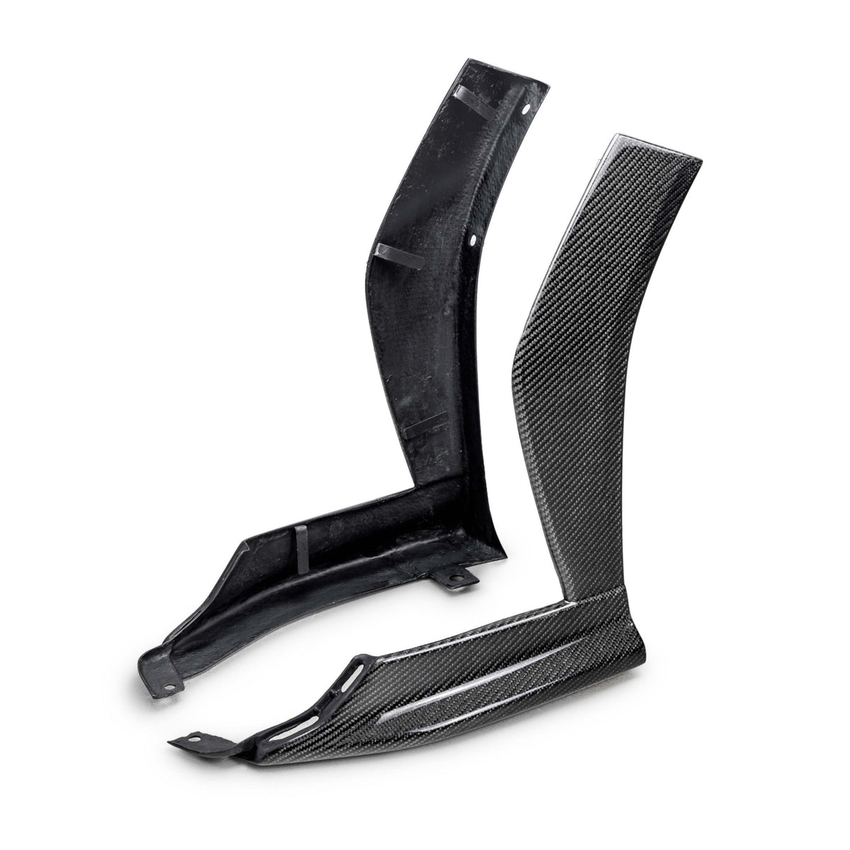 Carbon fiber front bumper trim for 2022-2026 Subaru WRX