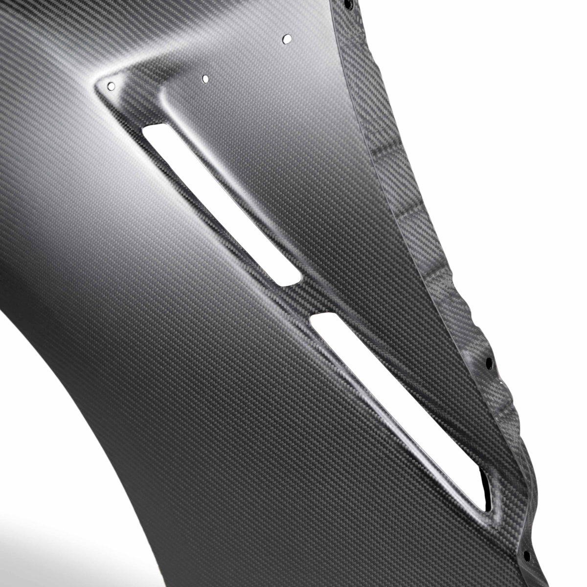 OEM-style Dry Carbon Fiber front fenders for 2009-2024 Nissan GT-R - Matte