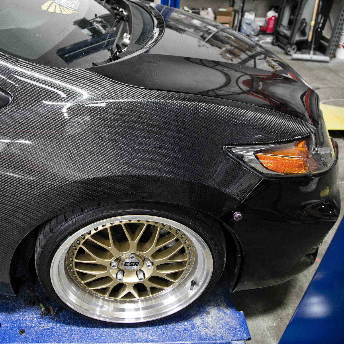 Carbon fiber fenders for 2014-2015 Honda Civic Coupe