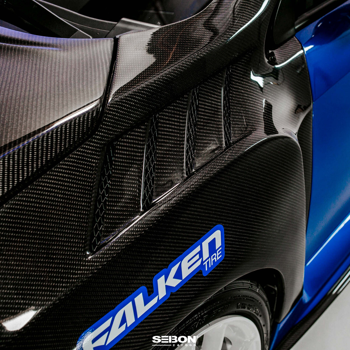 W-Style Carbon Fiber fenders for 2015-2021 Subaru WRX / STi