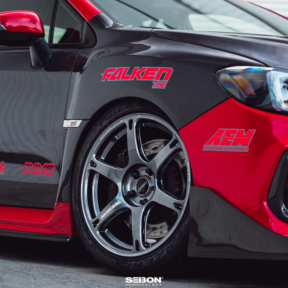 OEM-Style Carbon Fiber fenders for 2015-2021 Subaru WRX / STi