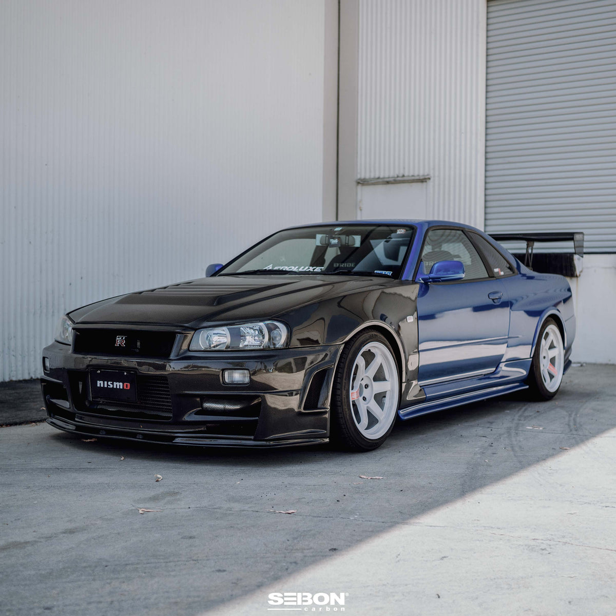 NSM-Style Carbon Fiber fenders for 1999-2002 Nissan Skyline R34 GT-R
